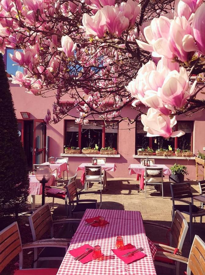 Hotel Restaurant Aux Sapins Thann Exteriör bild